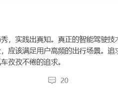 余承东之后 长城魏建军发声：智能驾驶不是一场秀 实践出真知！