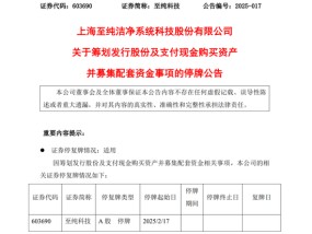 宣布了！百亿A股至纯科技大动作，下周一停牌！5万多股民要嗨了？