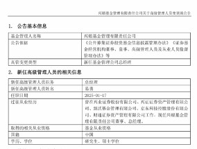 兴银基金总经理履新，资管老将回归，公司债基规模占比超六成