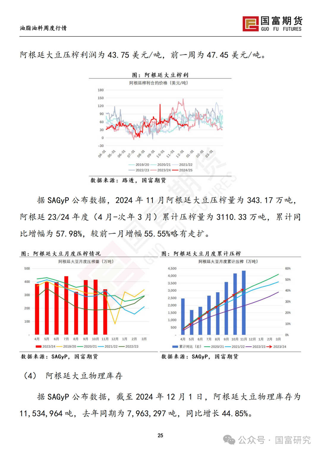 【国富豆系研究周报】南美丰产预期叠加宏观扰动，豆系估值承压