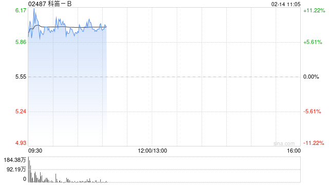 科笛-B早盘涨近8% 机构称短期毛发及妆品增势驱动收入增长